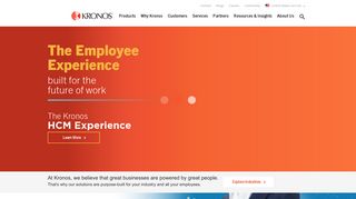 Kronos: Workforce Management and HCM Cloud Solutions