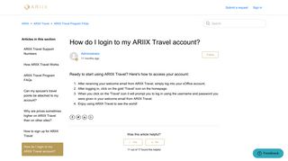 How do I login to my ARIIX Travel account? – ARIIX