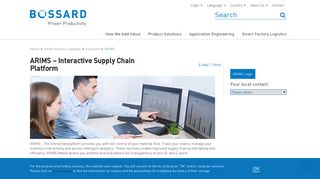 ARIMS - Bossard's Interactive Supply Chain Platform | Bossard Group