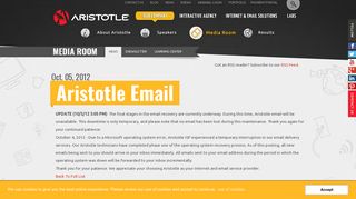 Aristotle Email - Aristotle.net