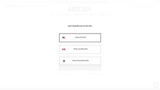 Join Aritzia's mailing list