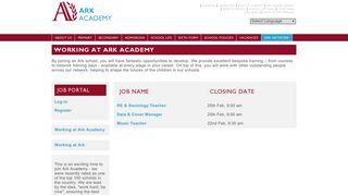 Working at Ark Academy | Ark Academy