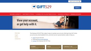 Manage Accounts - Arkansas 529