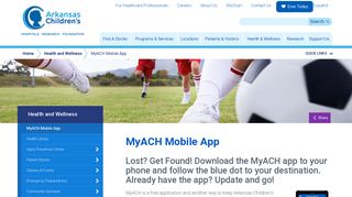 MyACH App | Arkansas Children's - Arkansas Children's - Hospitals