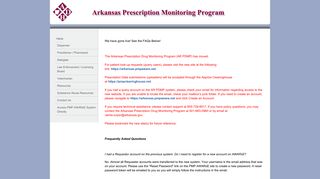 Arkansas Prescription Monitoring Program » Home