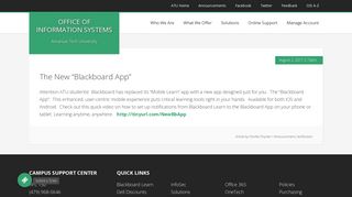 The New “Blackboard App” - Arkansas Tech University