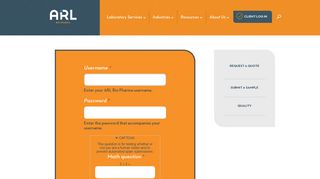 ARL Bio Pharma | Log in