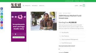 ARM Money Market Fund: Invest now - ARM Investment Center