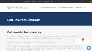 Self-Insured Solutions - SpecialtyCare Connect | Powered by ...