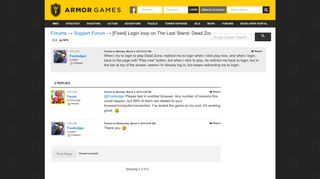 [Fixed] Login loop on The Last Stand: Dead Zone - Armor Games ...