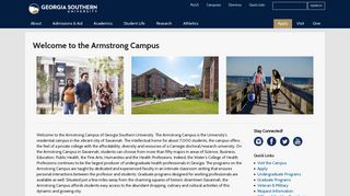 Welcome to the Armstrong Campus | Georgia Southern University