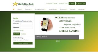 NorthStar Bank: Homepage