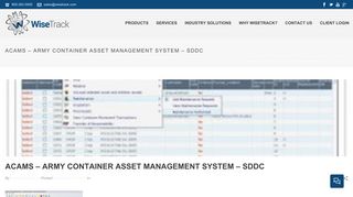 ACAMS - Army Container Asset Management System - SDDC - Asset ...