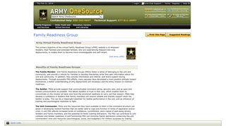Family Readiness Group - Army OneSource