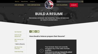 Build a Resume - - Hire Our Heroes