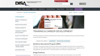 Training & Career Development - Defense Information Systems Agency