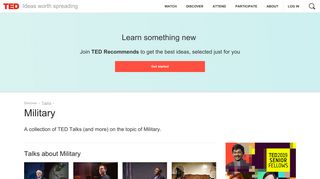 Ideas about Military - TED.com