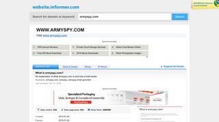 armyspy.com at WI. What is armyspy.com? - Website Informer