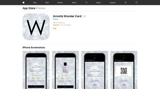 Arnotts Wonder Card on the App Store - iTunes - Apple