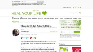 3 Essential Oils Safe To Use On Children by Andrea Butje ...