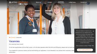 Arriva Rail London: Vacancies