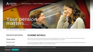 Scheme details – Arriva Pensions