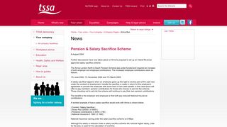 Pension & Salary Sacrifice Scheme - Arriva Bus - TSSA