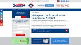 Pay Bills & Manage Your Arrow Exterminators Commercial Account