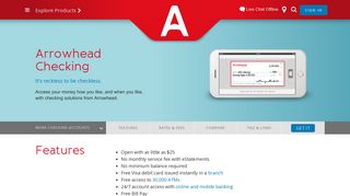 Checking Accounts - Arrowhead Credit Union