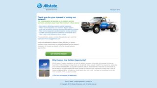 ARS Network Application - Home - Allstate