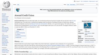 Arsenal Credit Union - Wikipedia