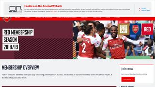 Red Membership | Arsenal.com