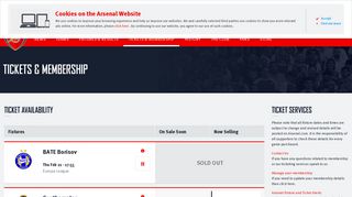 Tickets & Membership - Arsenal.com