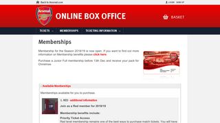 Memberships - eTickets