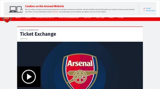 Ticket Exchange | Tickets & Membership | News | Arsenal.com