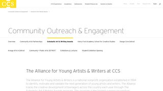 Scholastic Art & Writing Awards | College for Creative Studies