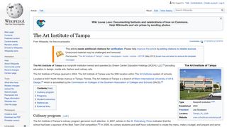 The Art Institute of Tampa - Wikipedia
