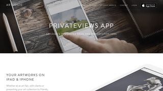 PrivateViews iPhone & iPad App | Artlogic