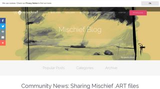 Community News: Sharing Mischief .ART files