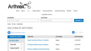 Jobs Opportunities - Jobs at Arthrex
