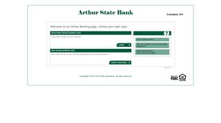 Login - Arthur State Bank Online Banking