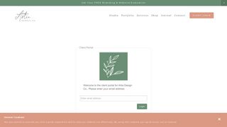 Client Login — Artia Design Co.