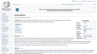 ArticlesBase - Wikipedia