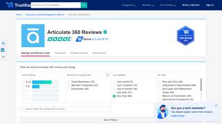 Articulate 360 Reviews & Ratings | TrustRadius