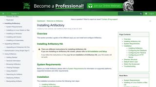 Installing Artifactory - JFrog Artifactory - JFrog Wiki
