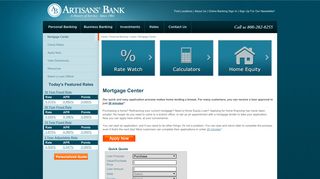 Artisans' Bank | Mortgage Lending