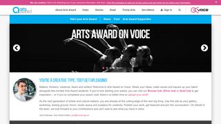 Arts Award on Voice - Voice Mag