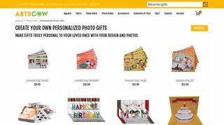 Create Your Own Personalized Photo Gifts | ArtsCow.com