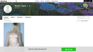 Black Login's profile on ArtStack - art online