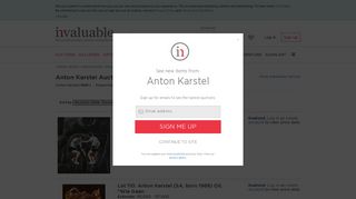 Anton Karstel Paintings & Artwork for Sale | Anton Karstel Art Value ...